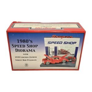 Snap-on 1980s Speed Shop Diorama NIB 1:43 Lincoln Zephyr Vintage‎